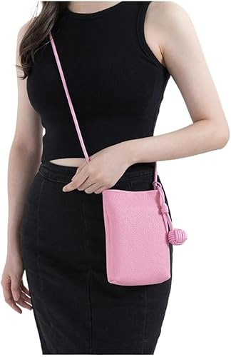 Stylish Leather Mobile Pouch Bag