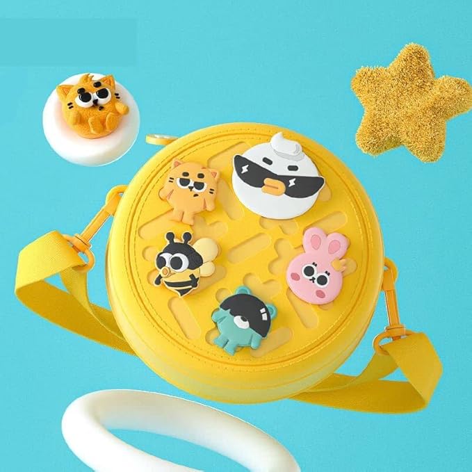 Latest Original Design Rubber DIY Cartoon Round Koool Kids Tide Round Bag K36