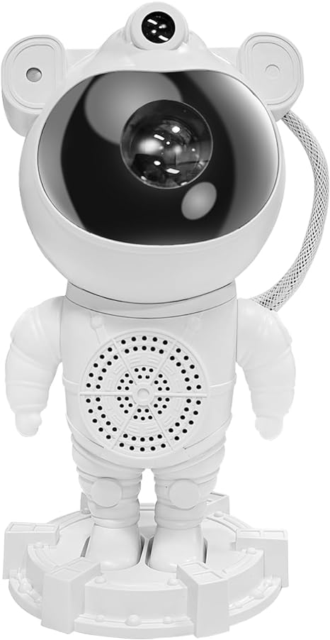 Star Projector Night Light with Speaker 360°Adjustable Design, Astronaut Nebula Galaxy Night Light Projector for Children Adults Baby Bedroom, Party Game Room