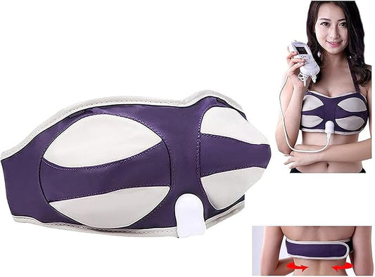 Electrical Breast Massager Chest Massager Heating Plug-in Breast Machine Hot Compress Breast Chest Massager for Breast Enlargement Anti Sagging