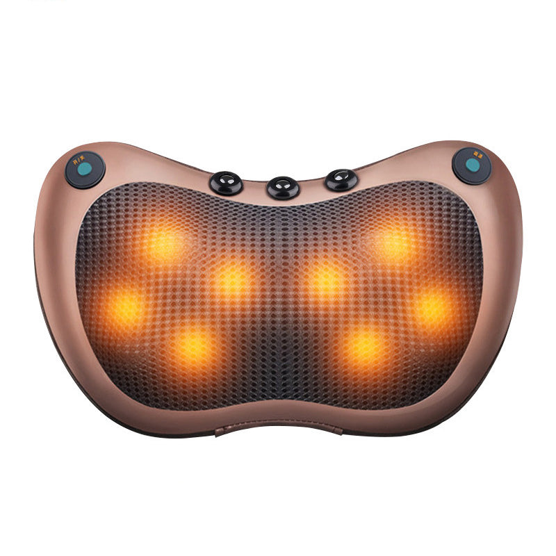 Back Massager with Heat, Ultra Slim Shiatsu Lower Back Neck Massage Pillow