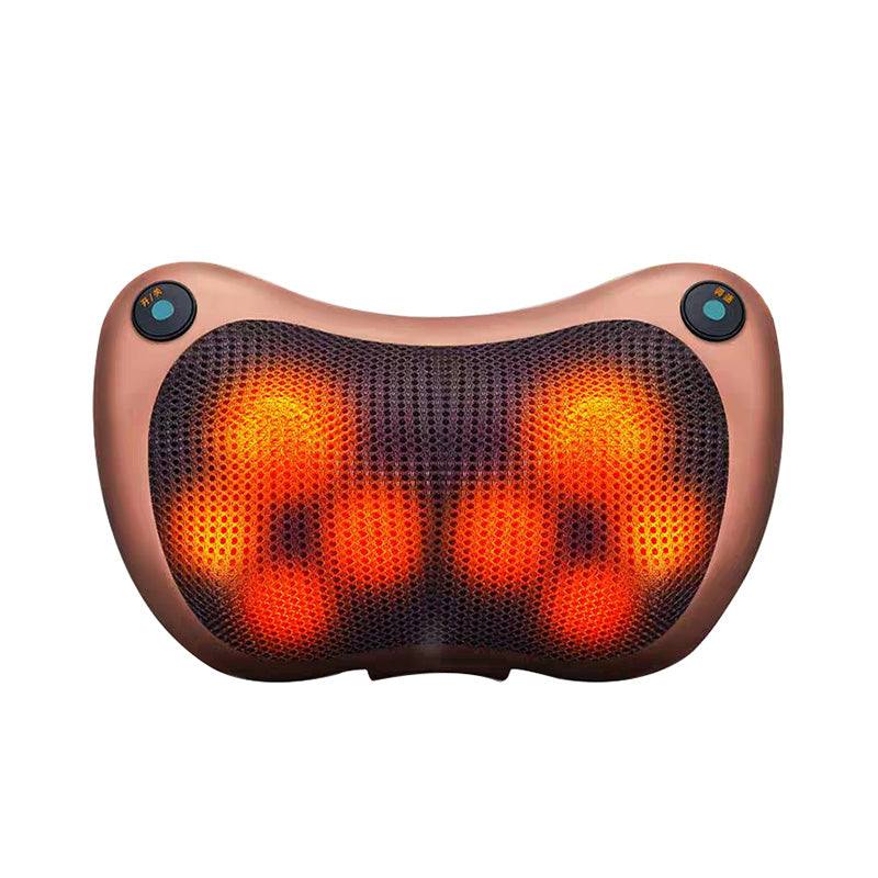 Back Massager with Heat, Ultra Slim Shiatsu Lower Back Neck Massage Pillow