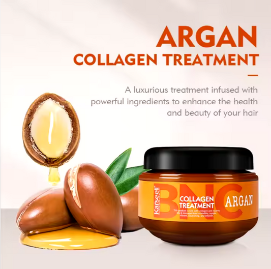 Karseell BNC Collagen Hair Treatment Deep Repair Conditioning Argan Oil Collagen Hair Mask Essence for Dry Damaged Hair All Hair Types