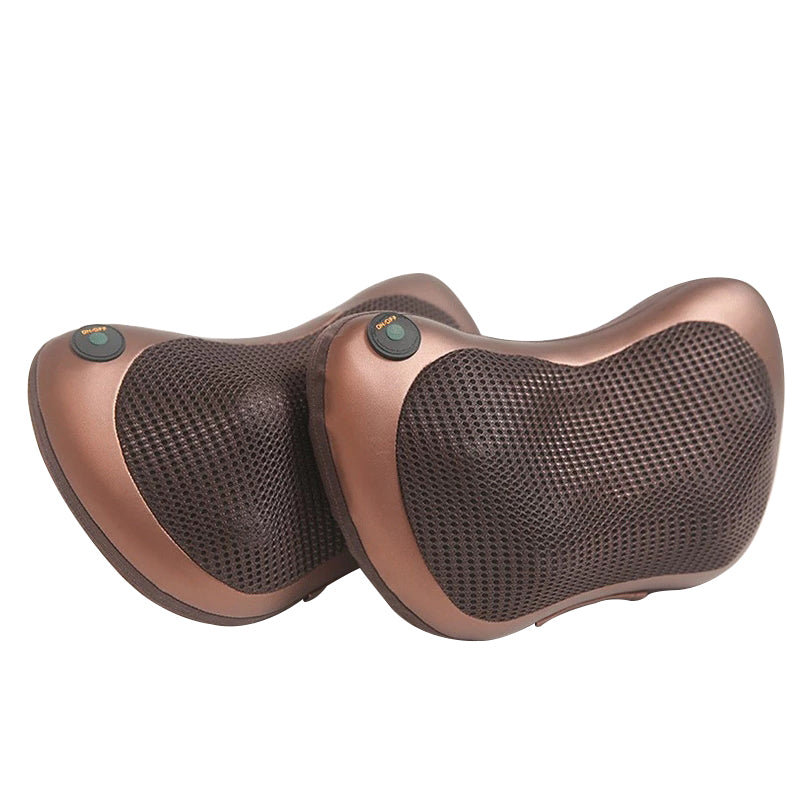 Back Massager with Heat, Ultra Slim Shiatsu Lower Back Neck Massage Pillow