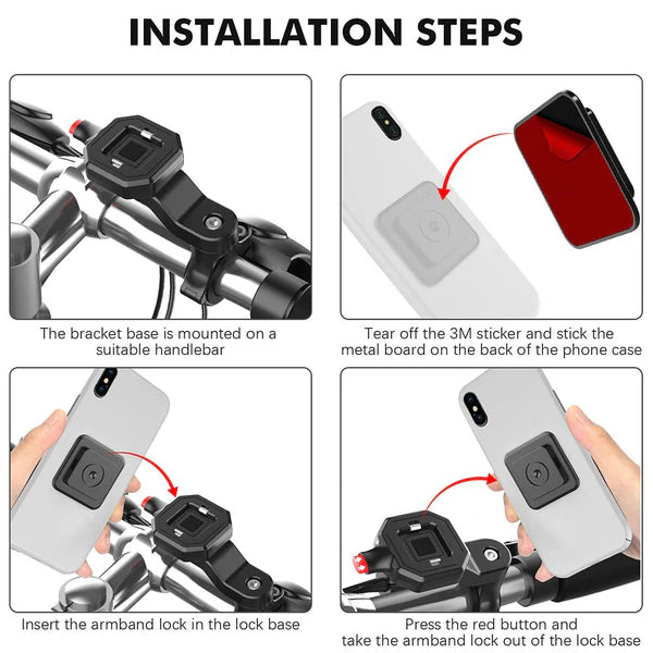 Mobile Phone Bracket Patch Accessories - Secure &amp; Convenient Attachment 🚴‍♂️📱